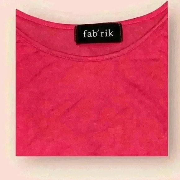 Fab'rik Women's Red Spaghetti Strap Tank Top Size S - Picture 3 of 4